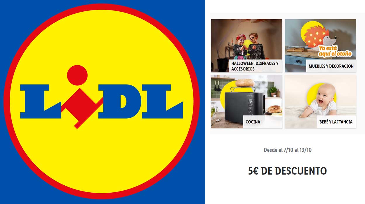 5€ de descuento en LIDL con este código promocional