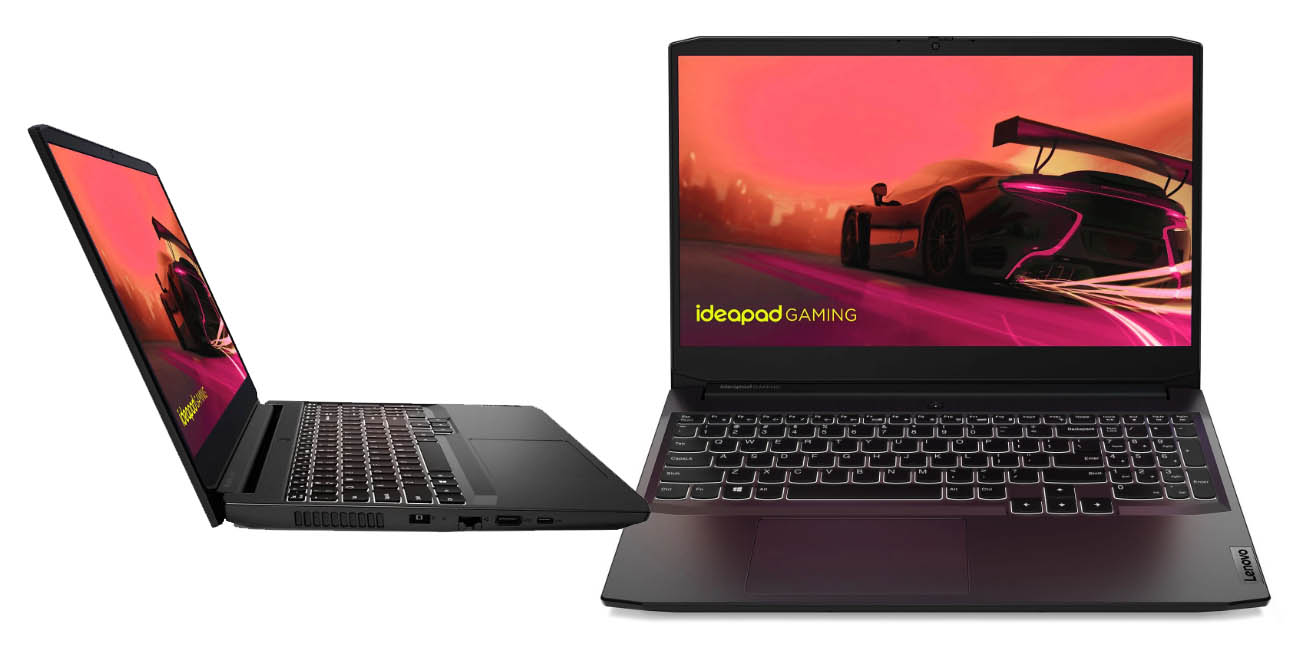 Chollo Portátil Lenovo IdeaPad Gaming 3 15ACH6 de 15.6″ Full-HD (AMD Ryzen 5 5600H, RTX 3050, 16GB RAM, 512GB SSD) por solo 596€ con envío gratis (-34%)