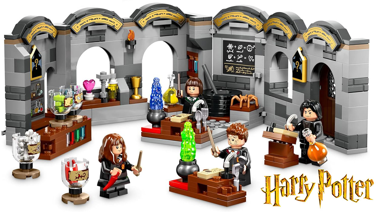 Chollo Set Clase de Pociones de LEGO Harry Potter con 4 minifiguras por sólo 27,99€ (-30%)