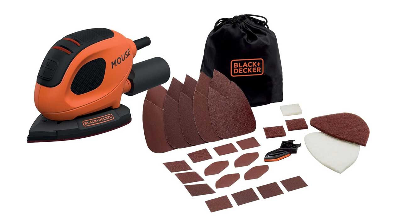 Chollazo Lijadora BLACK+DECKER con 10 accesorios y bolsa por sólo 18,99€ (-37%)