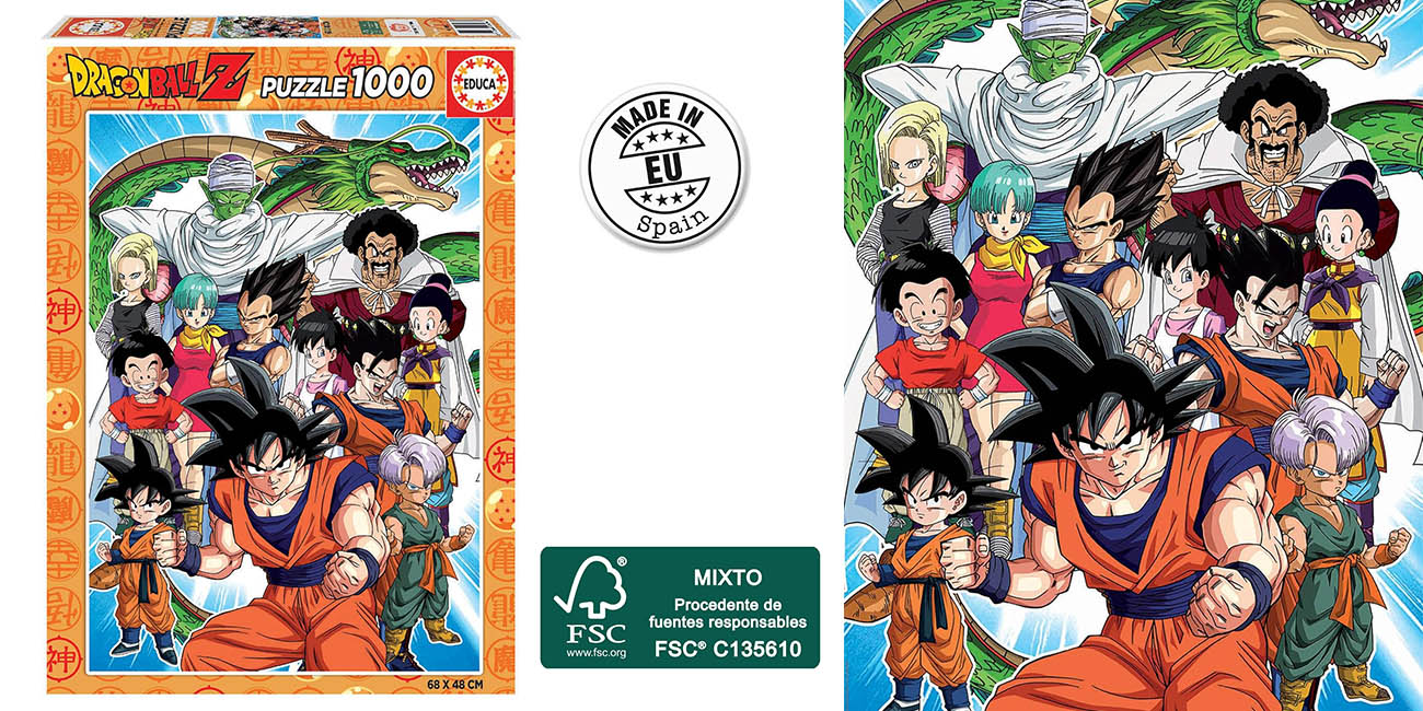 Chollo Puzle Educa de 1000 piezas Dragon Ball por solo 6,94€ (50% de descuento)