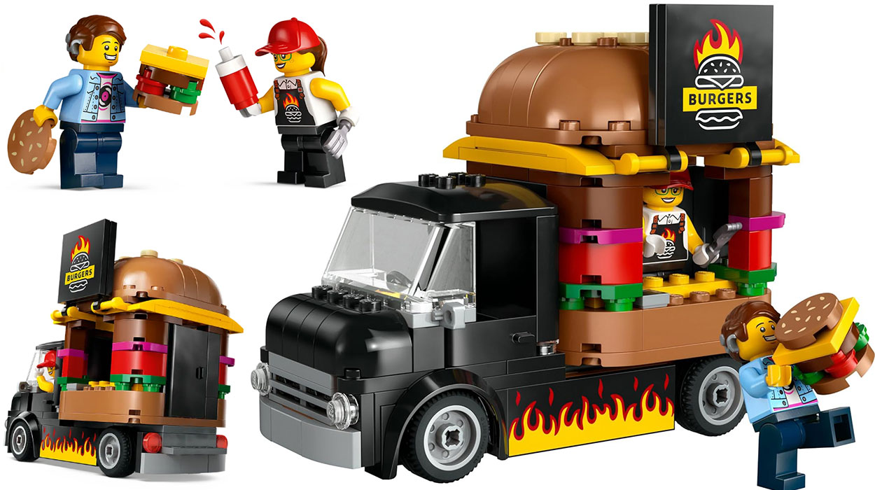 Chollo Set Camión Hamburguesería Food Truck de LEGO City por sólo 14,99€ (-25%)