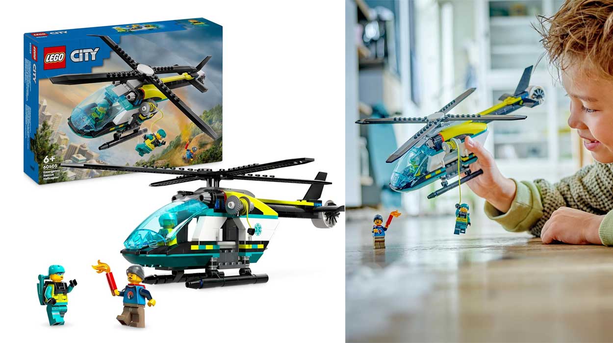 Chollo LEGO CITY Helicóptero de Rescate para Emergencias por sólo 14,95€ (25% de descuento)