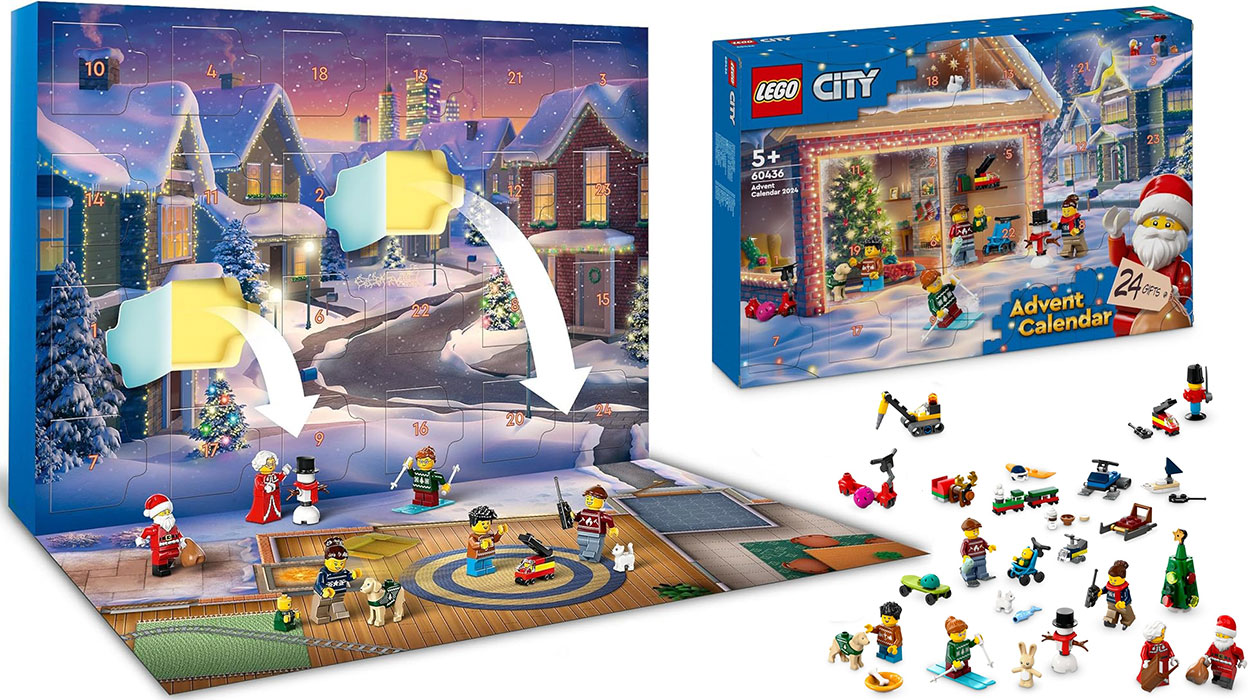 Chollo Calendario de Adviento 2024 de LEGO City por sólo 19,99€ (-26%) ¡Top ventas!