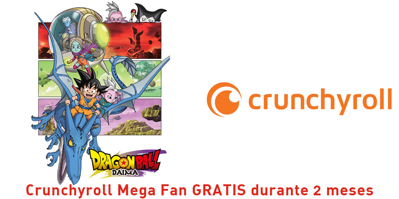 Disfruta ahora de Crunchyroll Mega Fan GRATIS durante 2 meses ¡CORRE!