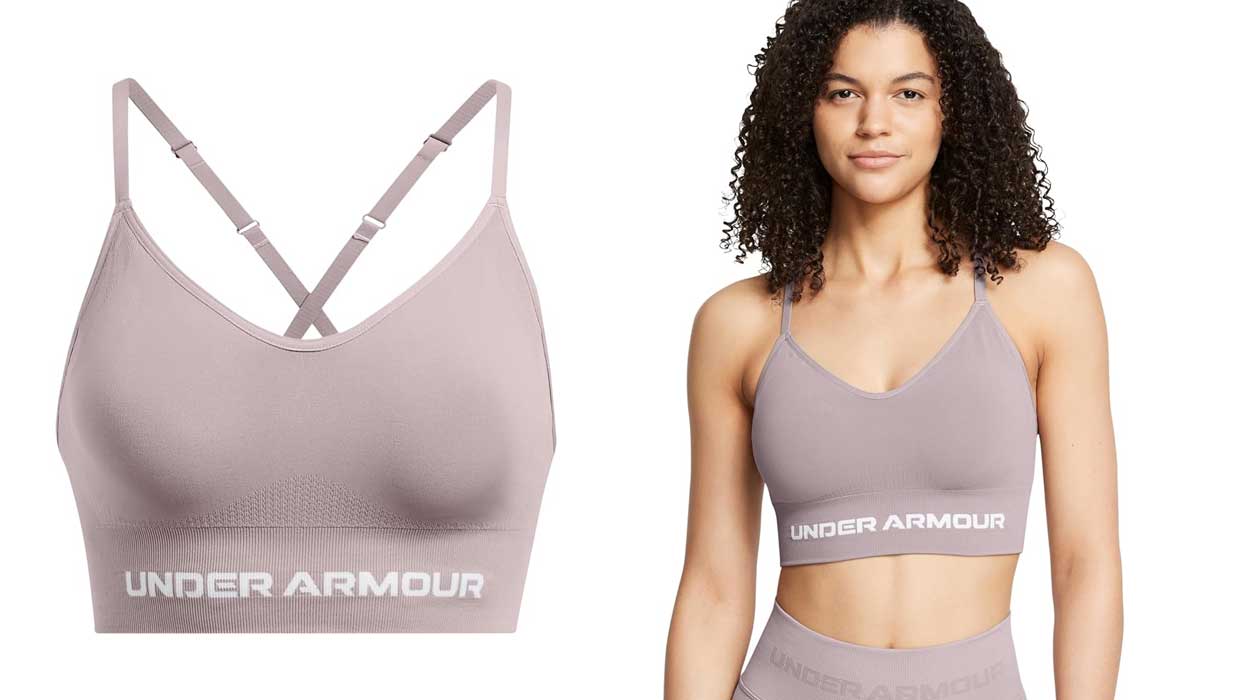 Amazon rebaja este sujetador deportivo Under Armour ideal para yoga o pilates ¡Tiene un 40% de descuento!