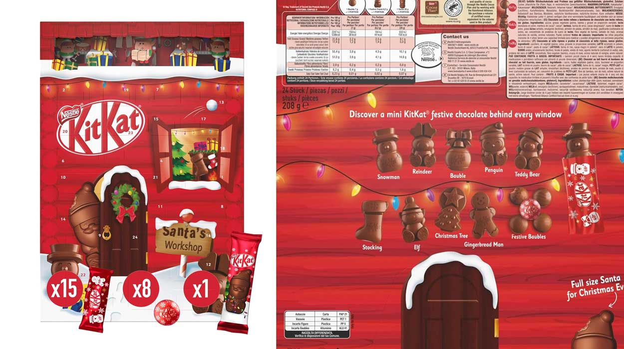 Cuenta los días hasta Navidad con este calendario de Adviento KIT KAT a un precio muy goloso (Se agotará en minutos)