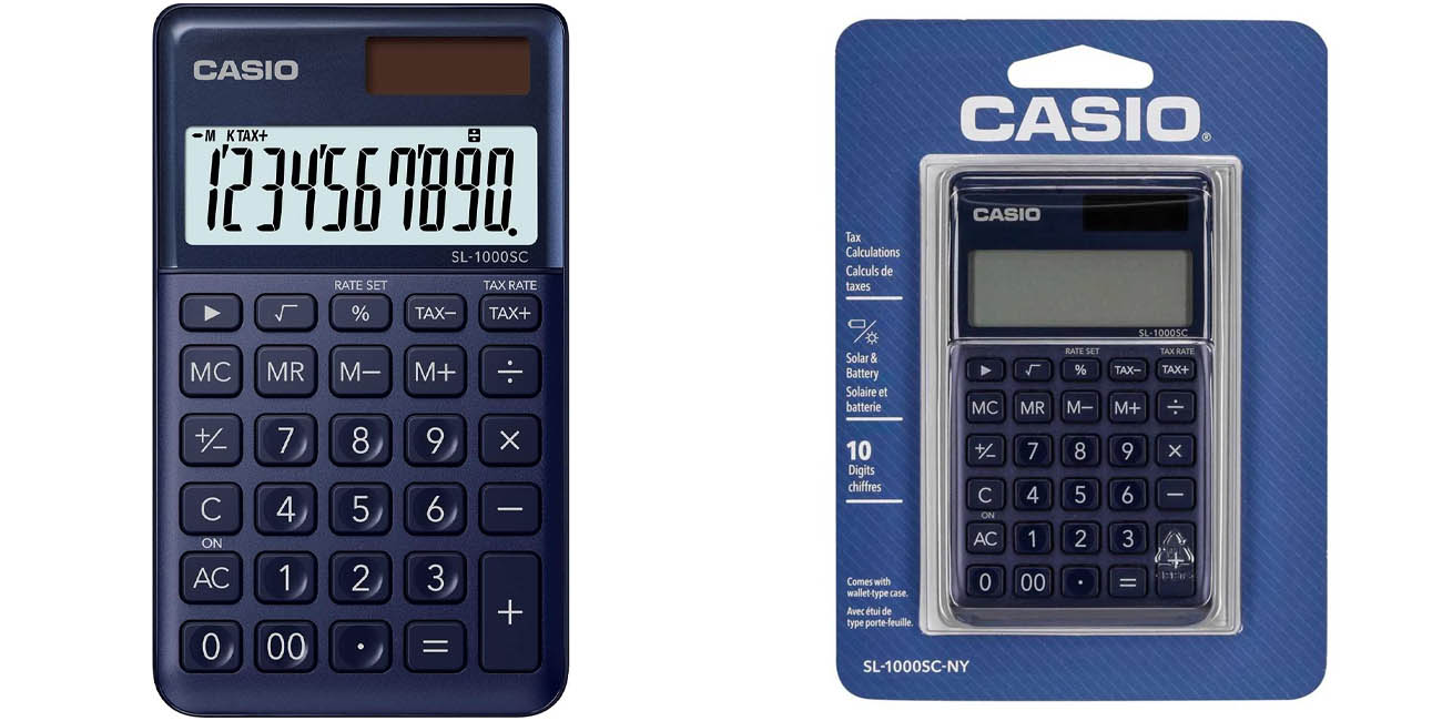 Chollo Calculadora científica Casio SL-1000SC-NY por sólo 4,99€ (58% de descuento)