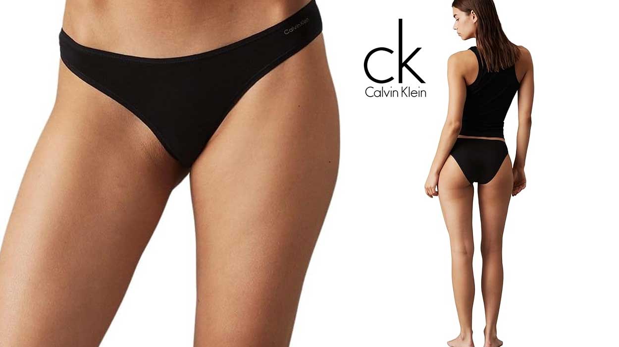 Aprovecha este ofertón de Amazon para comprar un pack de 3 braguitas Calvin Klein de algodón a un precio mínimo