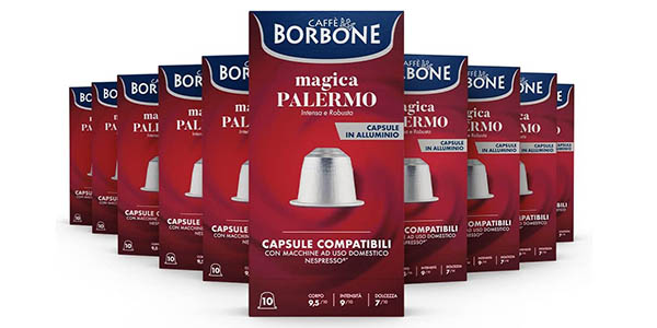 Chollo Pack x100 cápsulas de café Borbone Mezcla Magica Palermo por solo 22,64€ (-12%)