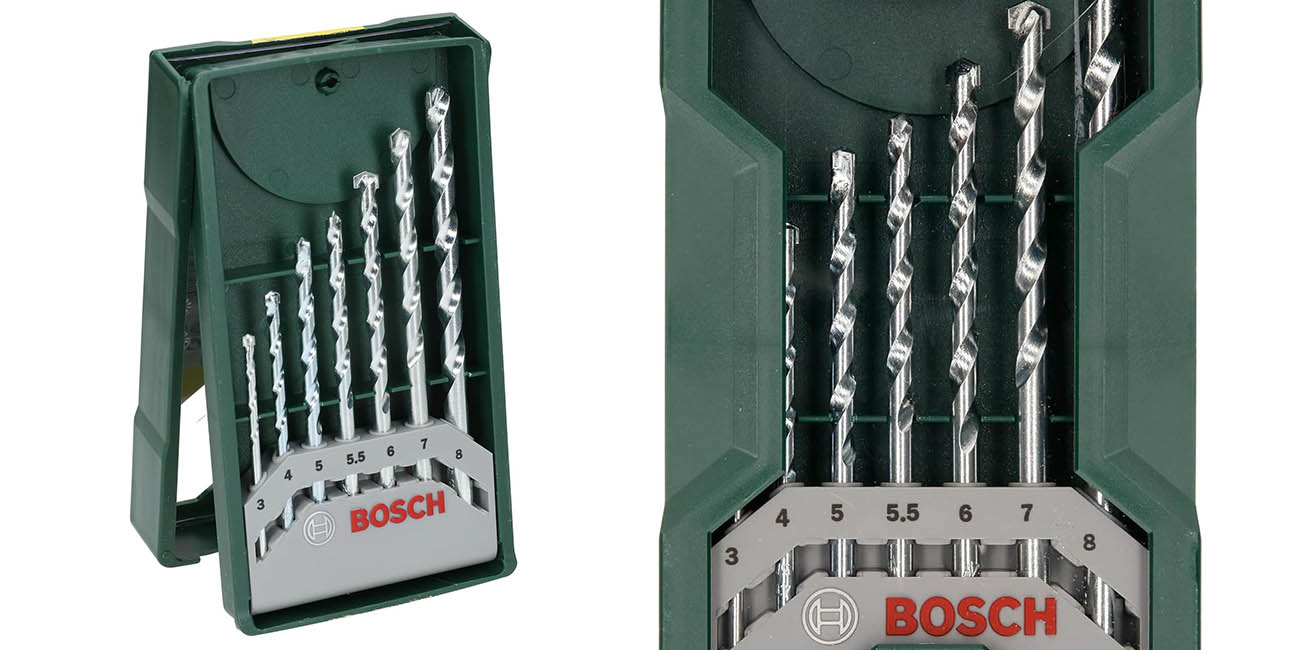 Chollo Juego de 7 brocas Bosch Mini X-line para piedra por solo 5,55€ (29% de descuento)