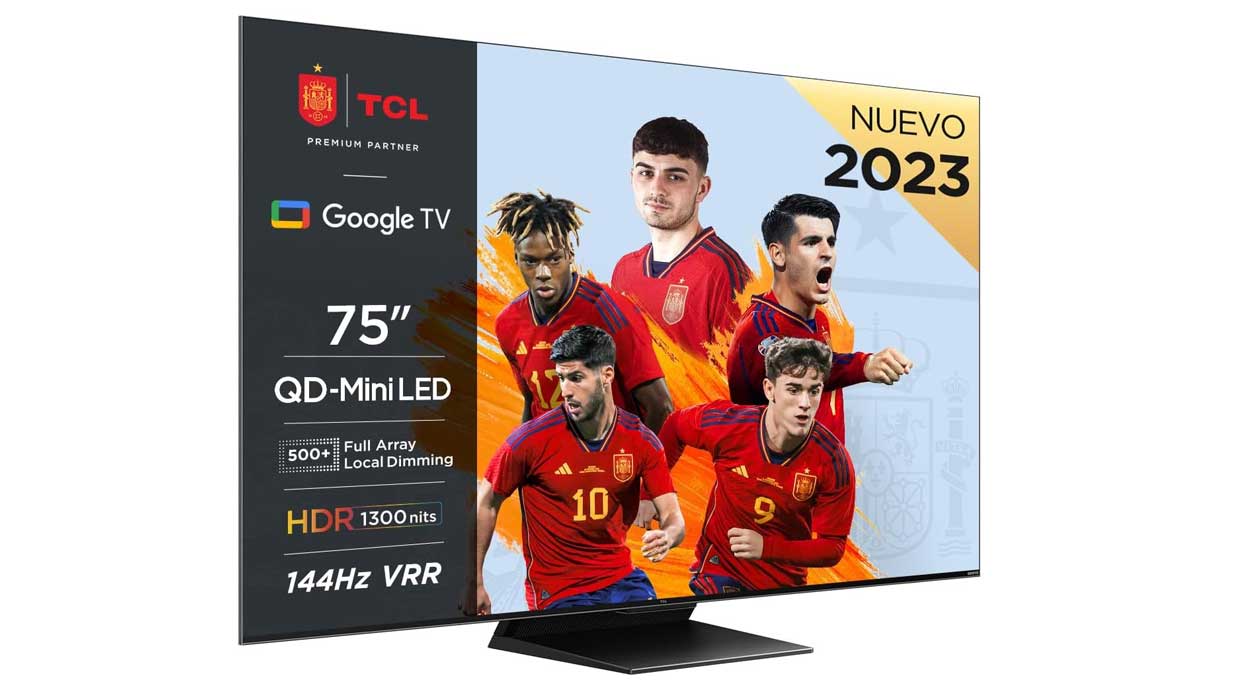 Chollo Smart TV TCL 75QM8B UHD 4K 144Hz Google TV por sólo 999€ con envío gratis (41% de descuento)