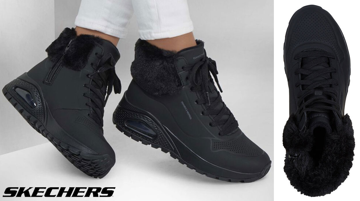 Las botas Skechers más cómodas para el frío las tienes HOY al mejor precio en Amazon