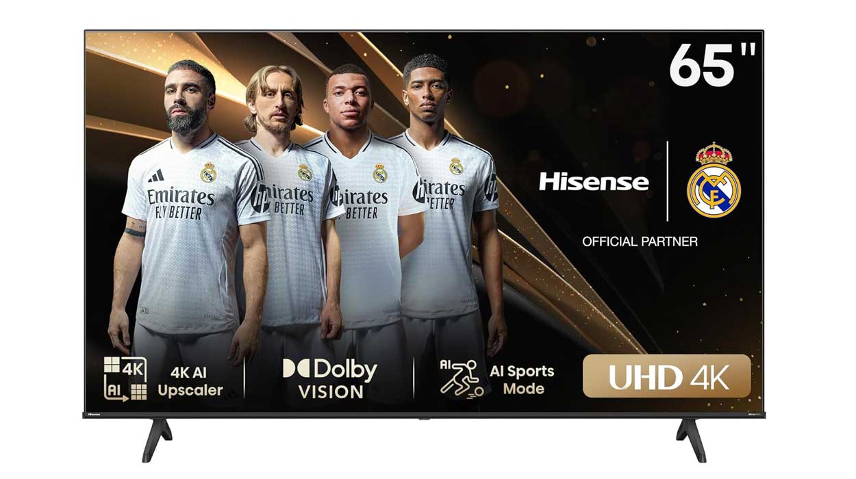 Chollo Smart TV Hisense 65A6N UHD 4K de 65 pulgadas por sólo 446€ con envío gratis (26% de descuento)