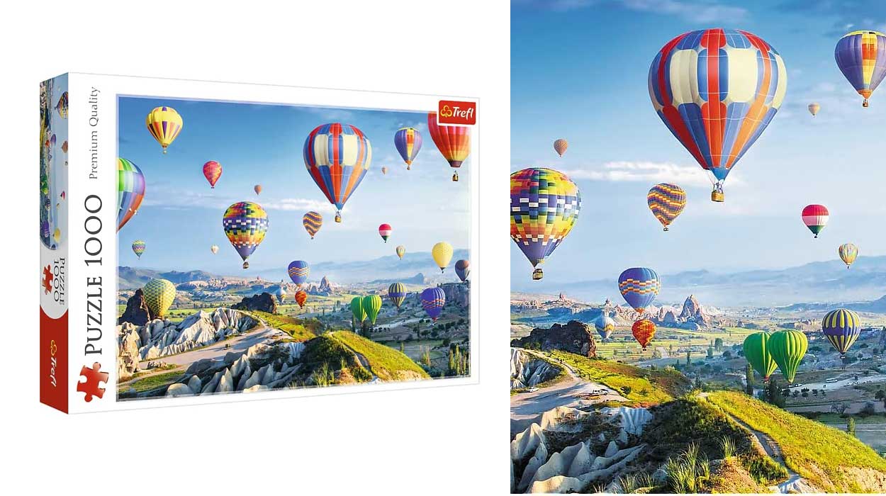 Chollo Puzle Trefl Globos Volando en Capadocia de 1000 piezas por sólo 7,99€ (33% de descuento)