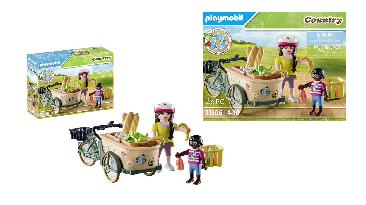 Chollo Bicicleta de Playmobil Cargo Bike por sólo 7,40€ (43% de descuento)