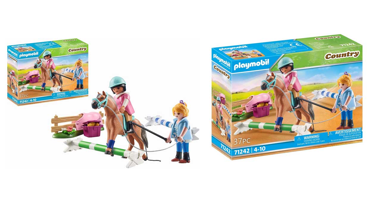 Chollazo Playmobil Clase de Equitación con caballo por sólo 5,06€ (65% de descuento)