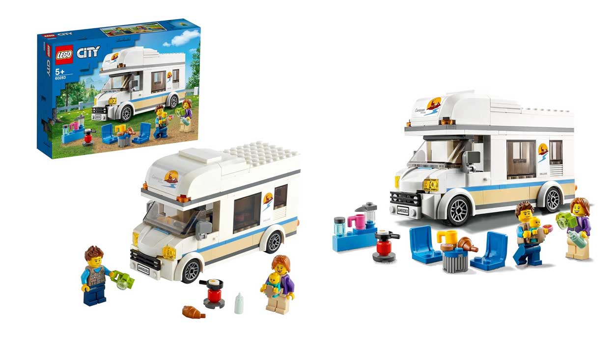 Chollo LEGO City Autocaravana de vacaciones familiar por sólo 13,99€ (36% de descuento)