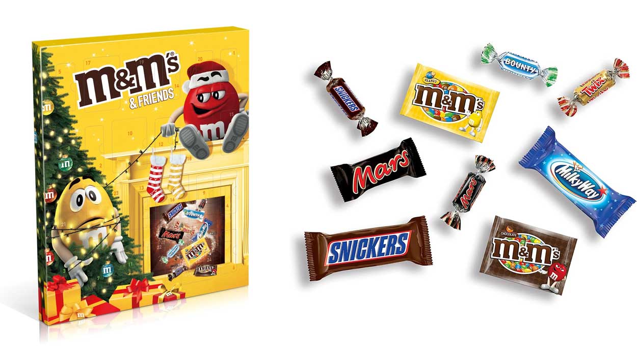 Chollo Calendario de Adviento M&Ms por sólo 9,75€ ( de descuento)