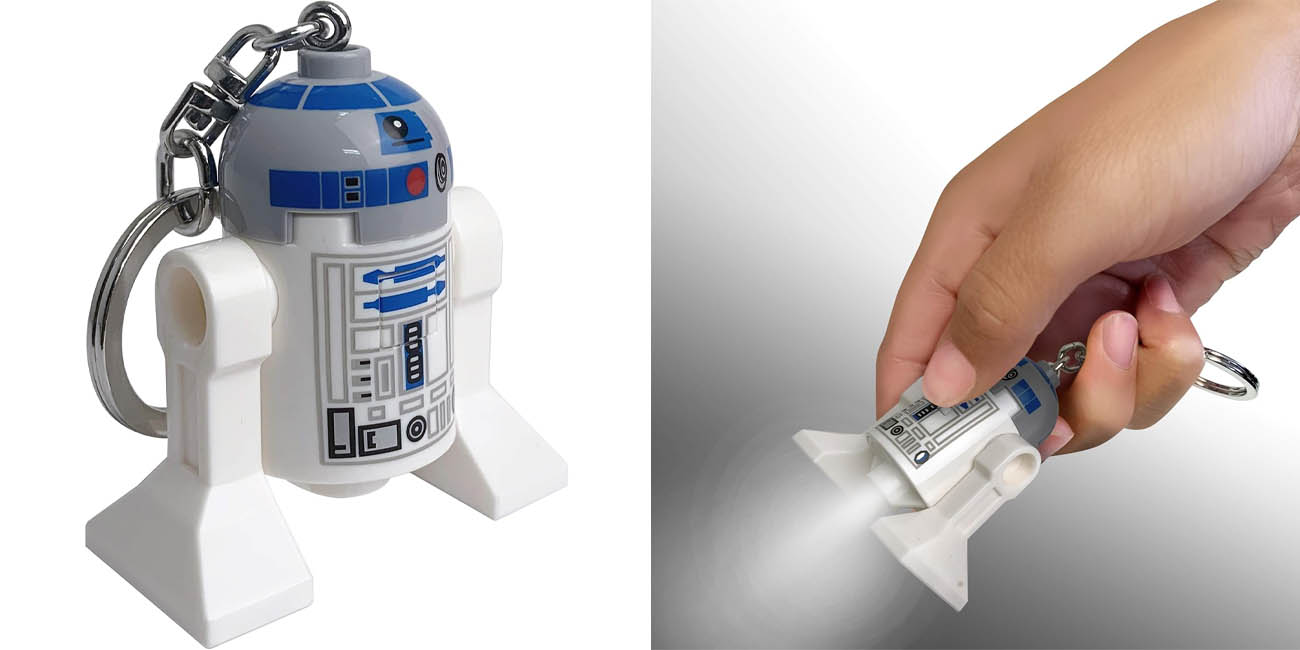 Este chulísimo llavero con linterna LEGO R2D2 hará las delicias de los fans de Star Wars ¡y tiene un 45% de descuento!