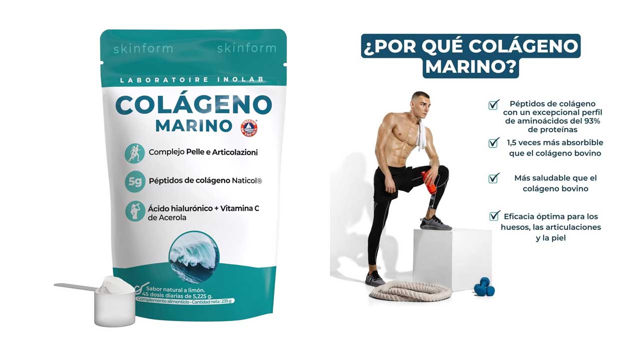 Chollo colágeno marino hidrolizado puro INOLAB por sólo 19,95€ (20% de descuento)