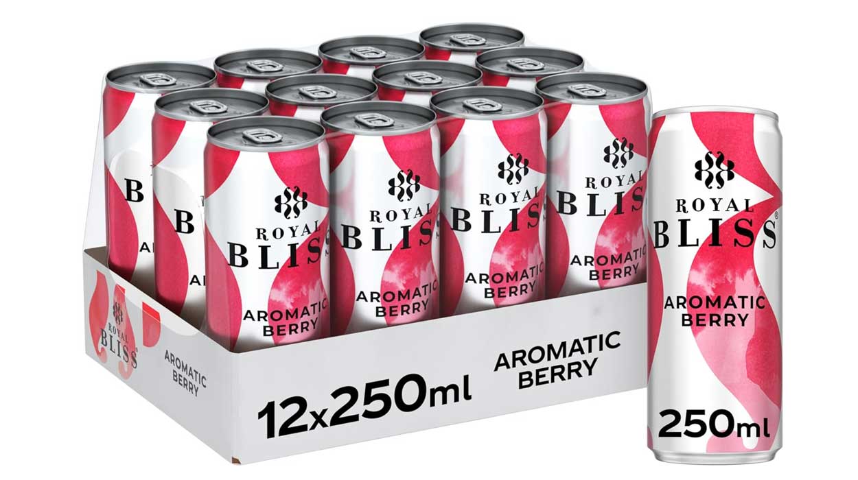 Chollazo Pack x12 latas Tónica Royal Bliss Aromatic Berry de 250 ml por sólo 6,75€ (63% de descuento)