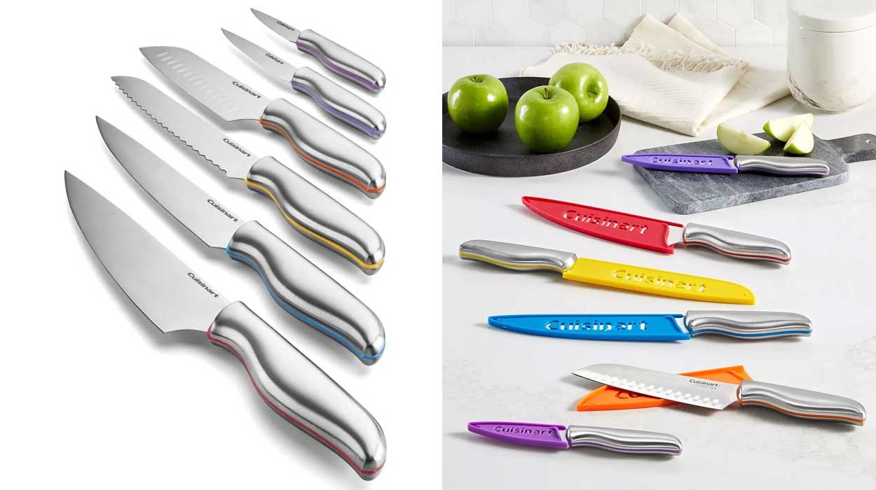 Chollo Juego de 6 cuchillos de cocina Cuisinart por sólo 27,31€ (19% de descuento)