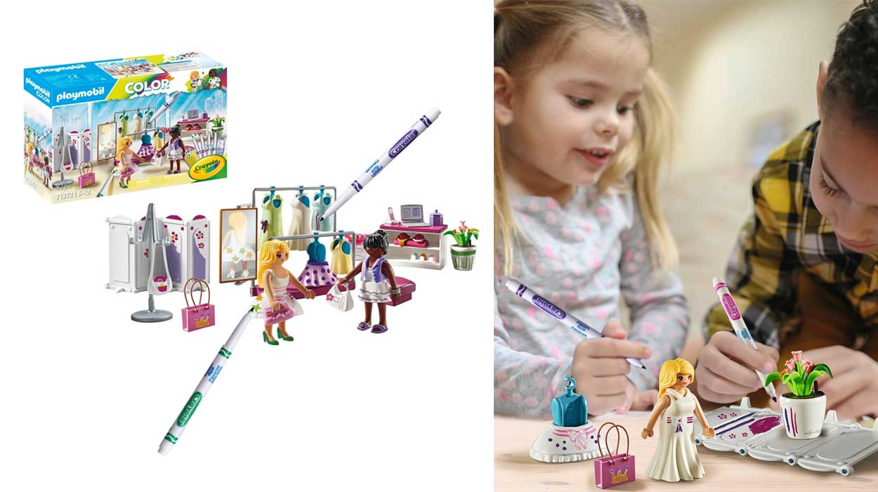 Chollo PLAYMOBIL Color Backstage diseño creativo de ropa por sólo 17,99€ (40% de descuento)