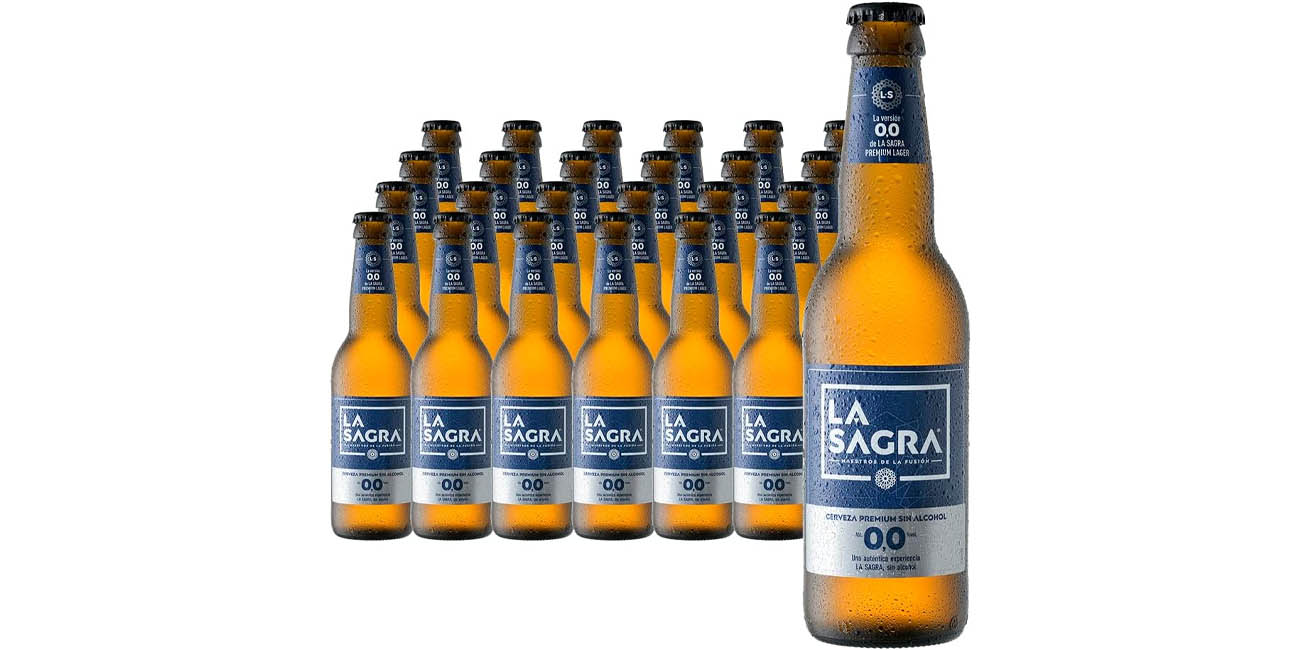 Chollo Pack 24x La Sagra 0,0 Sin Alcohol por sólo 24€ (20% de descuento)