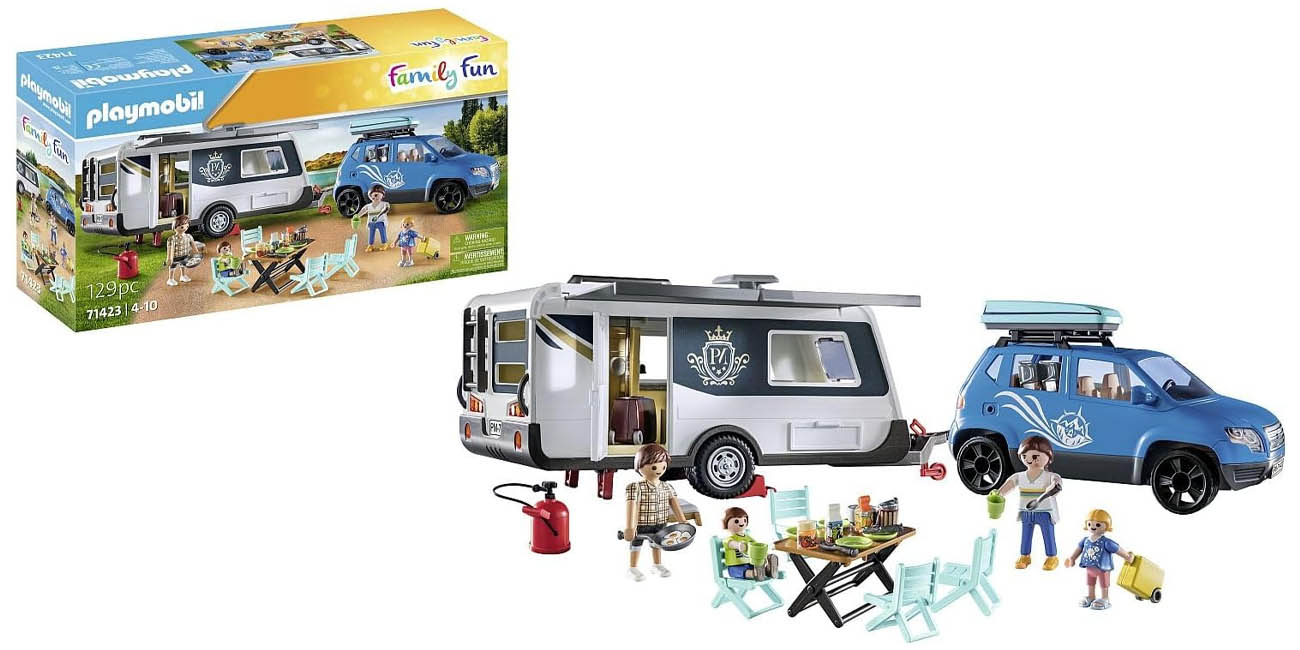 Chollo Caravana con coche PLAYMOBIL Family Fun por sólo 47,99€ con envío gratis (38% de descuento)