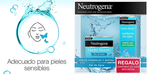 Chollo Pack Neutrogena Hydro Boost con gel de agua y contorno de ojos por sólo 12,06€ (-46%)