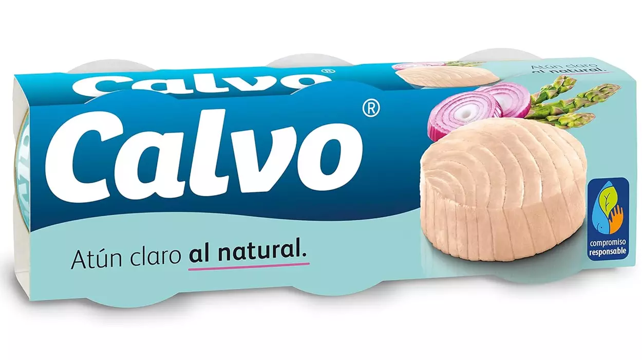 Chollo Pack x3 latas Atún claro Calvo natural de 80 gr por sólo 2,29€ (-35%)