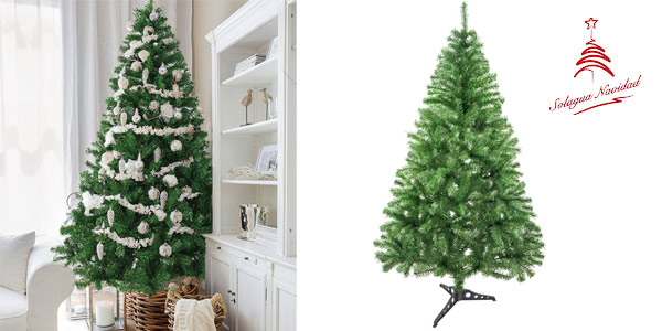 Chollo Árbol de Navidad artificial Solagua de 150 cm con soporte por sólo 19€ con cupón descuento (-5%)