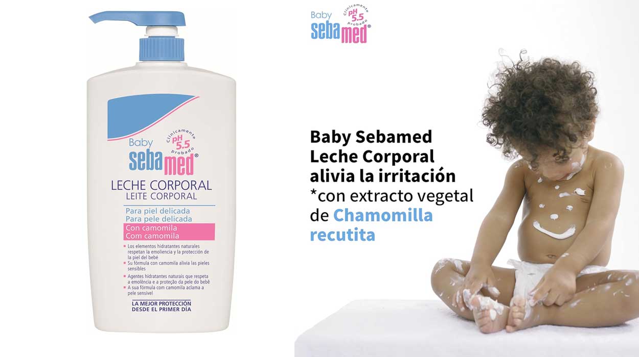 Chollo Leche corporal Sebamed Baby de 750 ml para bebé por sólo 10,39€ (43% de descuento)