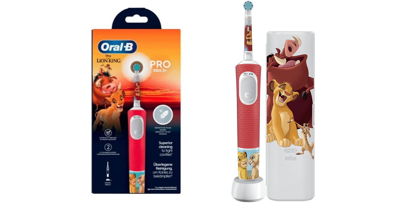 Chollo Cepillo Oral-B Pro Kids 3+ Rey León por sólo 13,48€ (76% de descuento)