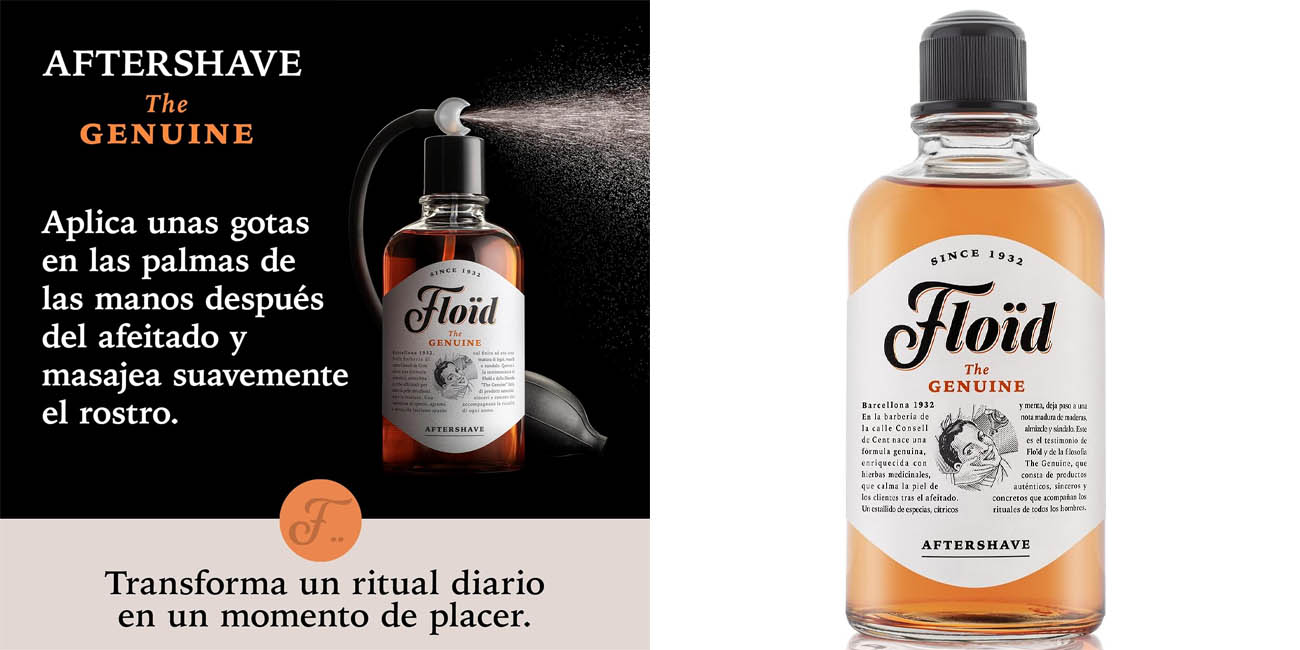 Chollo Bálsamo after shave Floid The Genuine de 400 ml por sólo 9,15€ (48% de descuento)