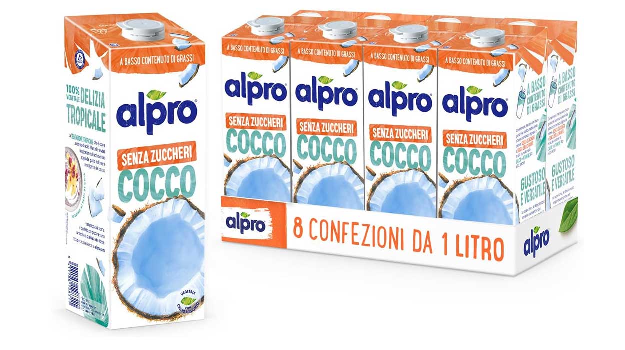 Chollo Pack x8 Briks Alpro Bebida Vegetal de Coco Sin Azúcar por sólo 14,25€ (-22%) ¡1,78€ cada uno!