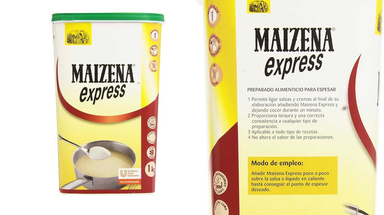 Chollo Maizena Express de 1 kg para espesar salsas por sólo 8,90€ (31% de descuento)