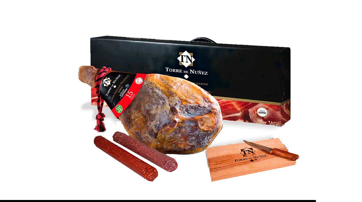 Este lote completo con jamón Gran Reserva Raza Duroc te está esperando hoy a un precio jugosísimo