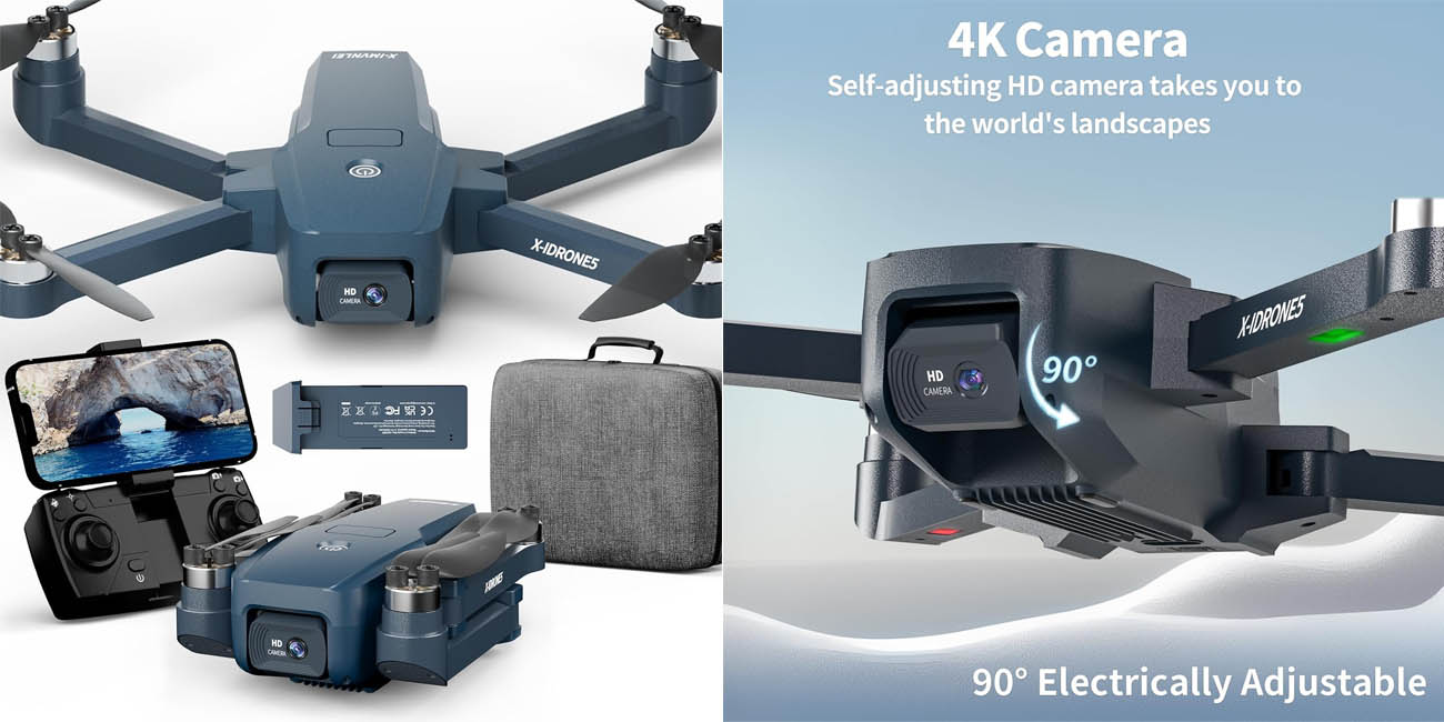 Este dron con cámara 4K con control remoto, app para móvil y funda de transporte puede ser tuyo casi A MITAD de precio en Amazon