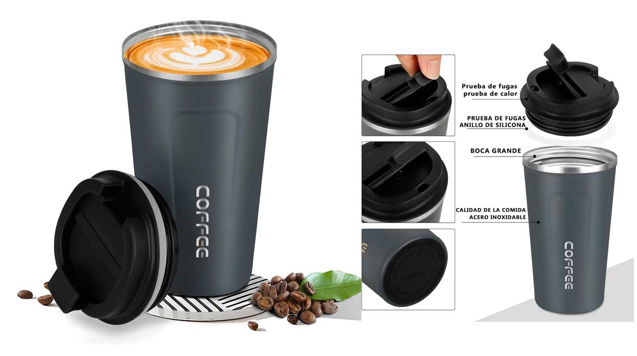 Amazon rebaja esta taza térmica con valoraciones geniales ideal para disfrutar de tus bebidas calientes o frías sobre la marcha