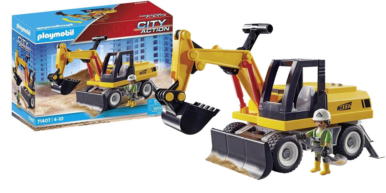 Chollo Excavadora PLAYMOBIL City Action por sólo 29,99€ con envío gratis (25% de descuento)