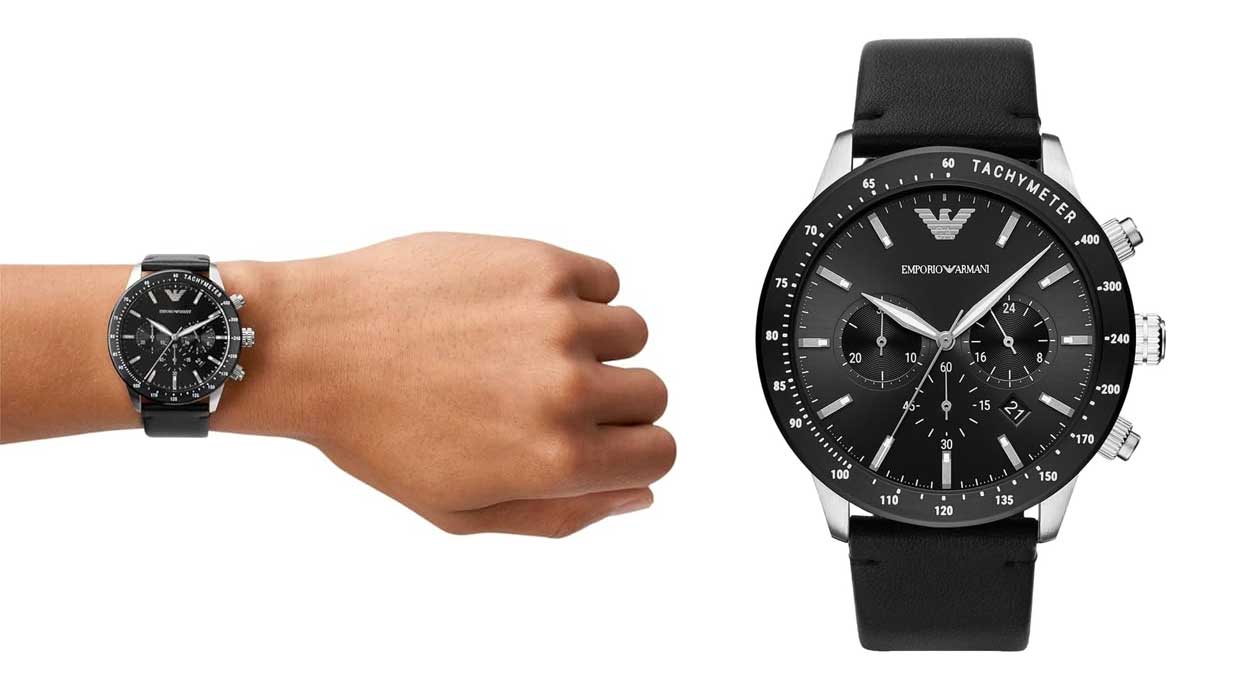 Elegancia clásica en tu muñeca con este reloj de Armani rebajado con un 68% de descuento ¡Es un chollazo!