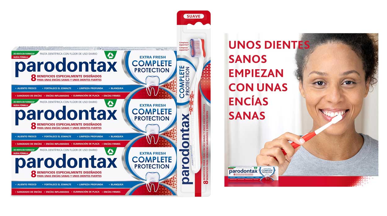 Encías sanas y dientes fuertes con este pack de Parodontax con cepillo al mejor precio en Amazon