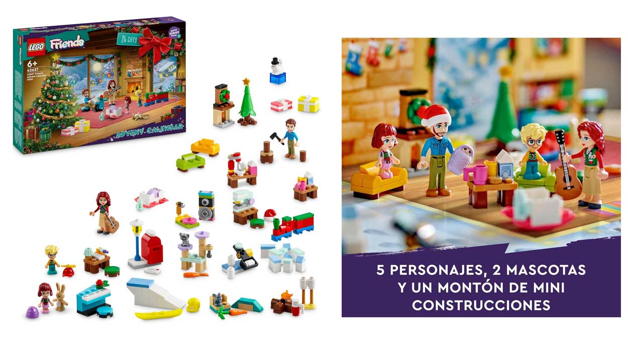 Chollo Calendario de Adviento LEGO Friends 2024 por sólo 21,97€ con cupón (-19%)