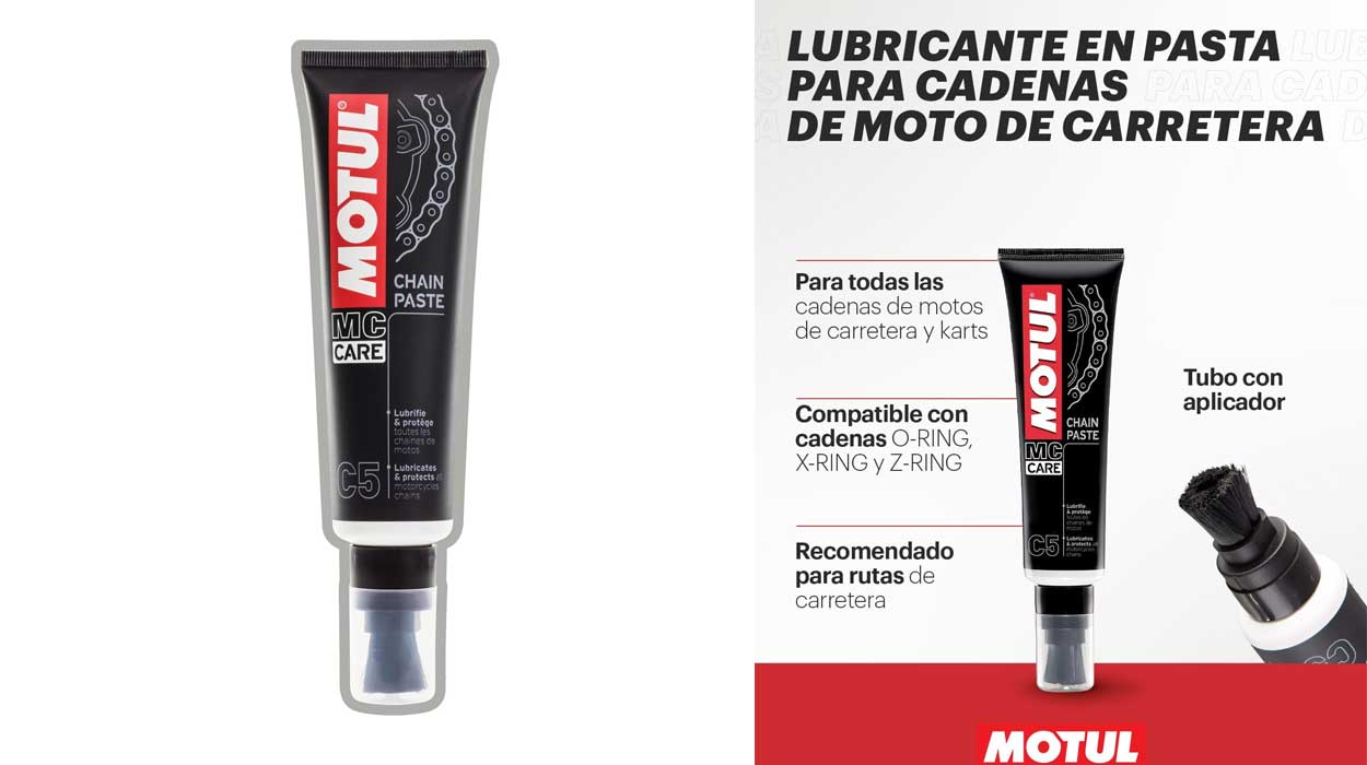 Chollo Lubricante en pasta Motul para cadena de moto de carretera por sólo 7,16€ (-40%)