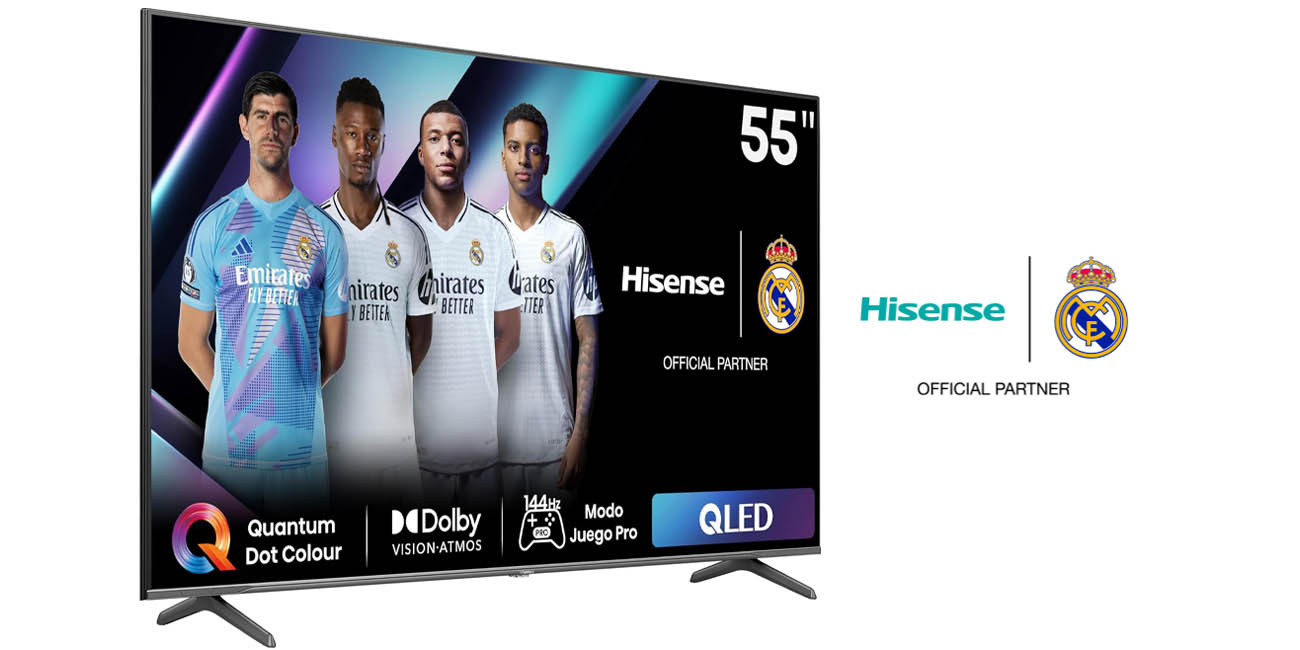 Chollo Smart TV QLED Hisense 55E7NQ Pro 4K de 55″ por sólo 469€ con envío gratis (31% de descuento)