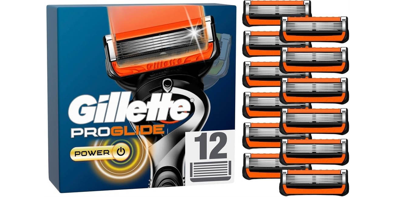 Chollo Pack 12x recambios Gillette ProGlide Power por sólo 34,93€ con envío gratis (-17%)