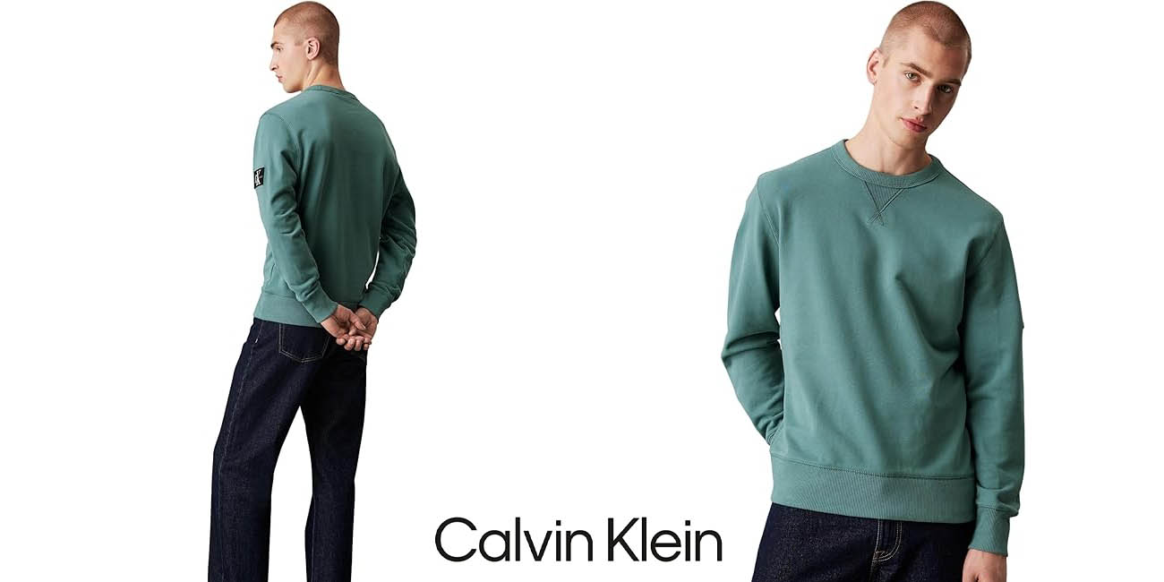 Renueva tu armario con esta chulísima sudadera Calvin Klein para hombre, ¡ahora con un 44% de descuento en Amazon!