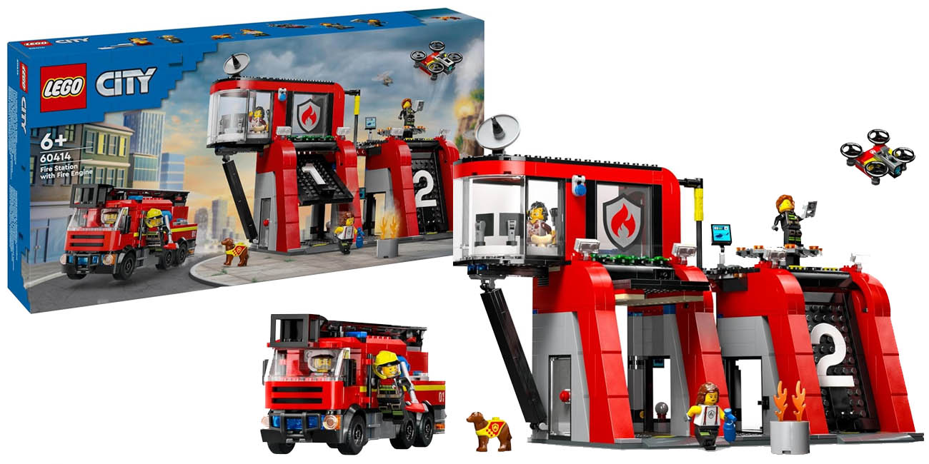 Chollo Set LEGO City – Estación de bomberos por sólo 53,33€ y envío gratis con cupón (33% de descuento)